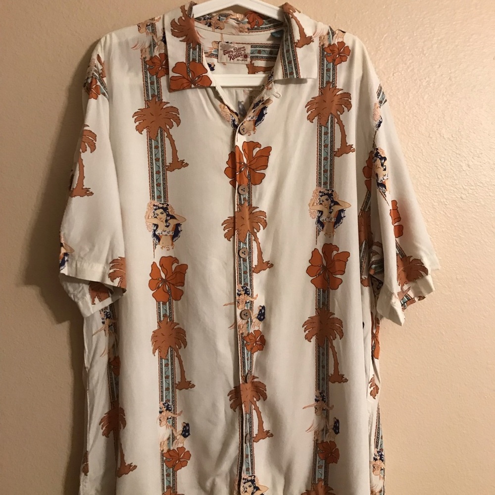 Tommy Bahama Vintage short sleeve button down